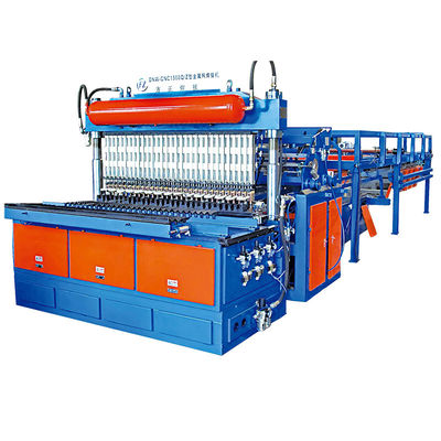 เครื่องเชื่อมตาข่าย 150KVA พร้อมดัดออนไลน์สำหรับแผงรั้ว