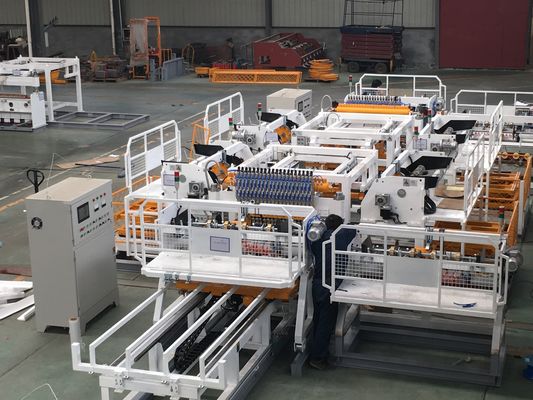 เครื่องเชื่อมลวดตาข่ายอัตโนมัติขนาด 500 มม. สำหรับสินค้า Pallet Rack Solution